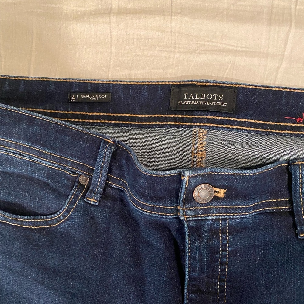 Talbots Flawless Five Pocket Barely Boot Curvy Je… - image 3